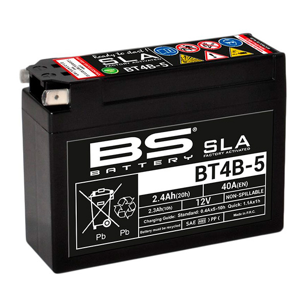 Bateria de Moto Kombatt YTX7A-BS / KTX7A-BS (SLA) - EuroBikes